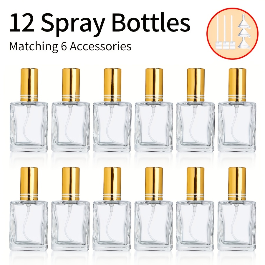 Perfume Fragrance Ingredients - 12 Stück + 6 Zubehörteile, 15