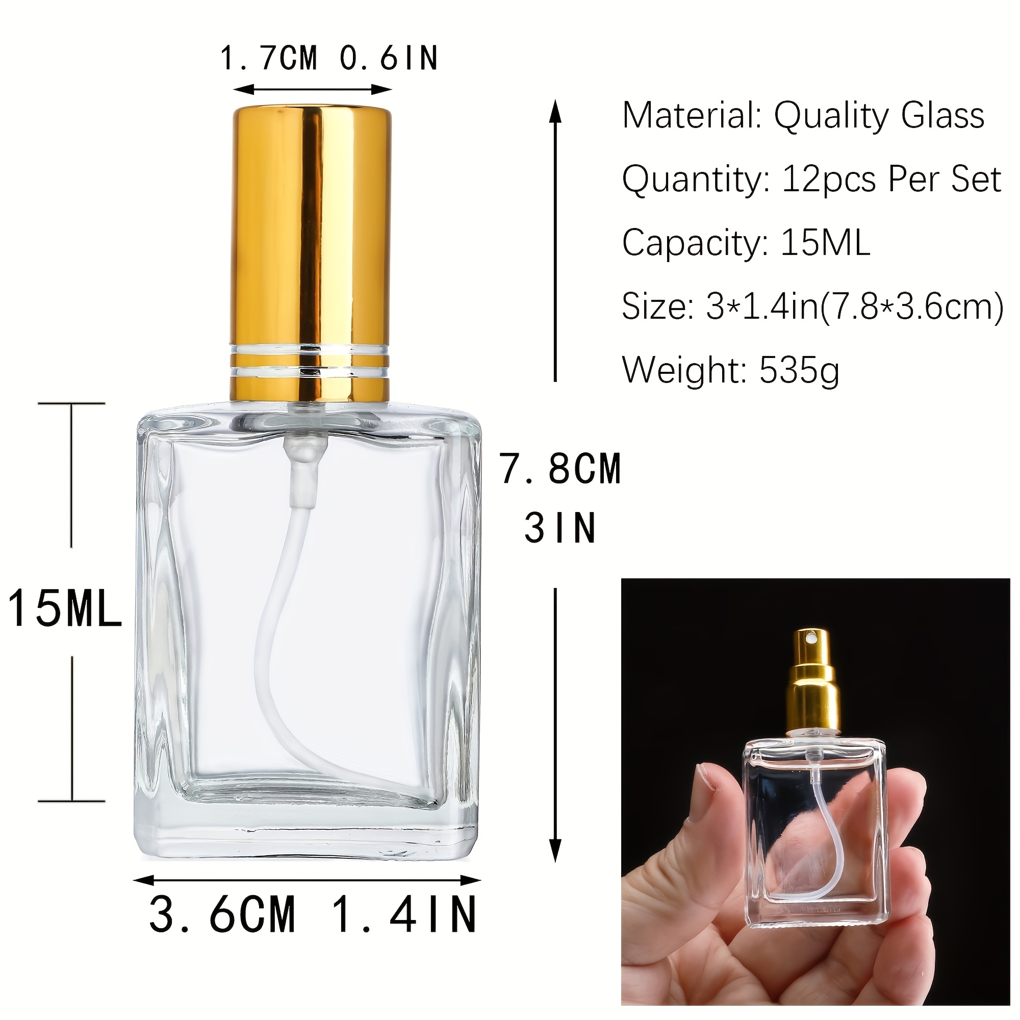 12 Stück + 6 Zubehörteile, 15  – Perfume Fragrance Ingredients Bewertung und Preis